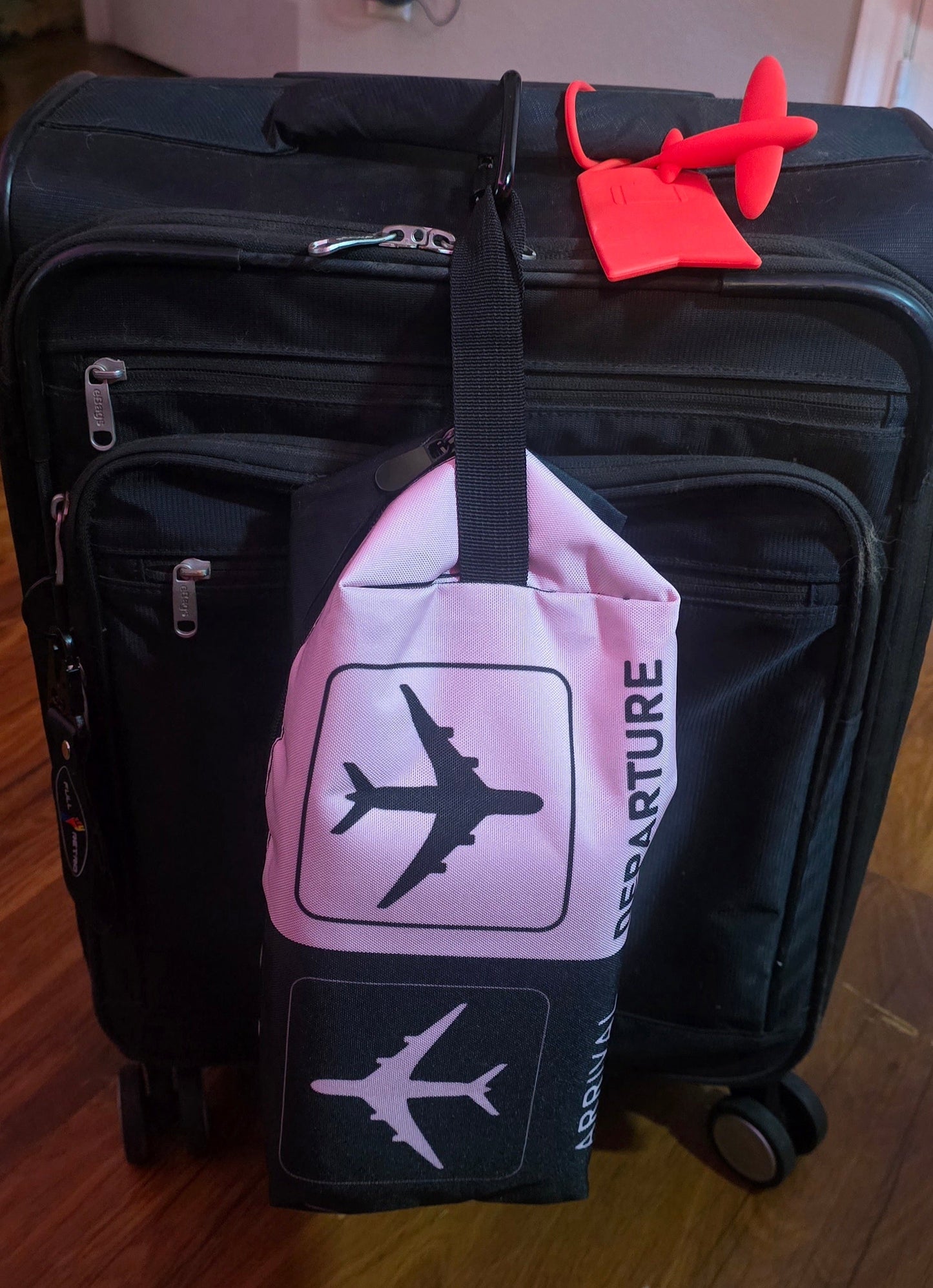 Large 6-PK Can Water Bag (PINK/BLACK)