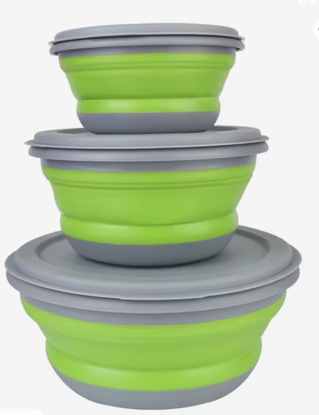 Collapsible Travel Food Bowls