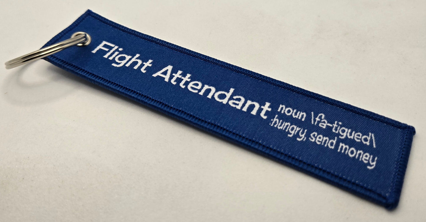 "FLIGHT ATTENDANT" Bag Tag