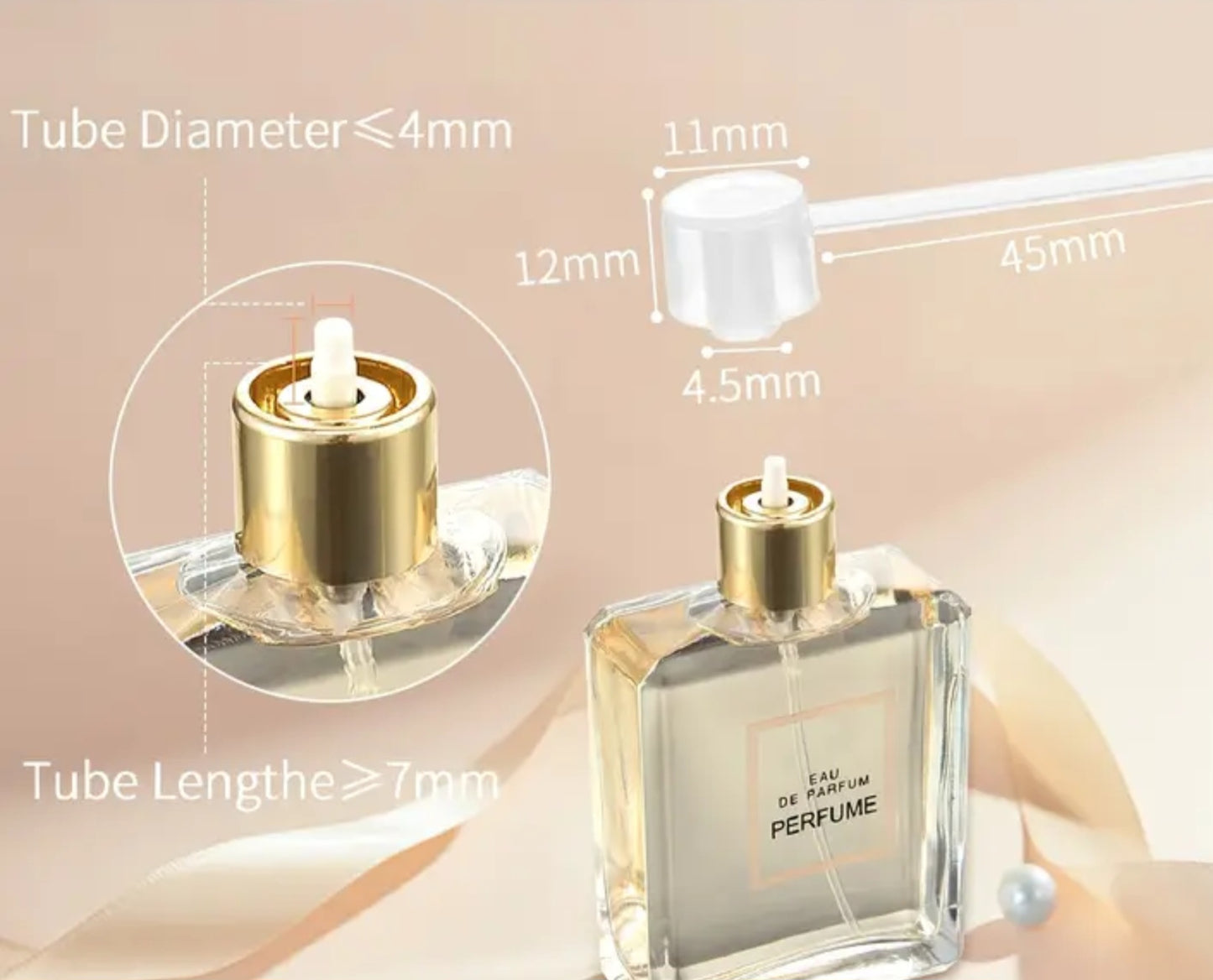 TRAVEL REFILLABLE PERFUME/COLOGNE TUBE