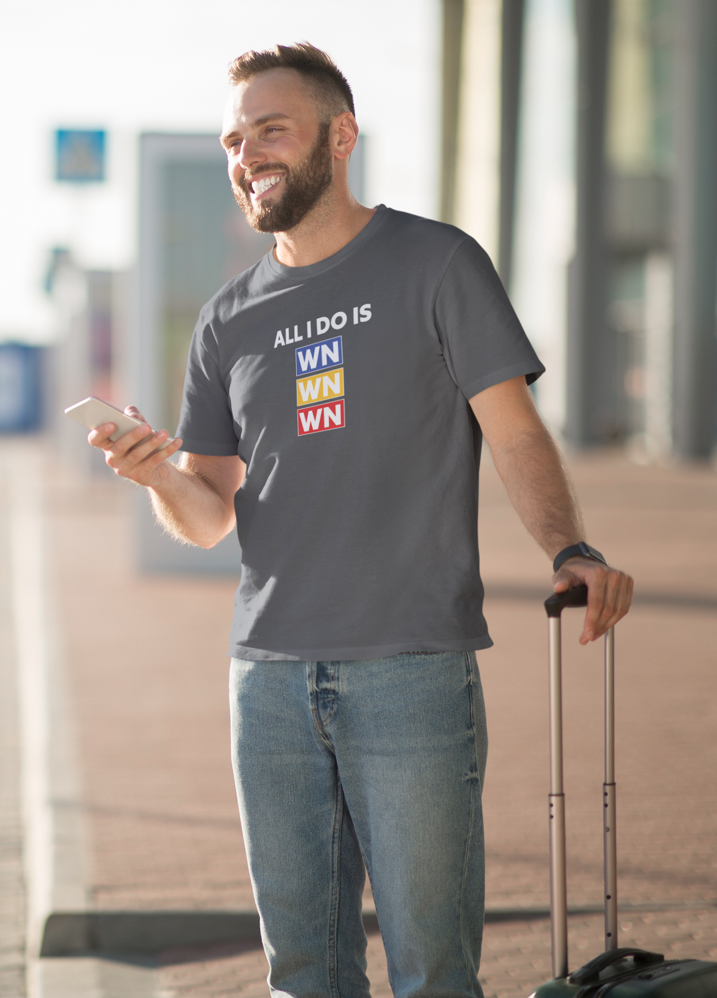 All I Do Is WN Mens Cotton Shirt