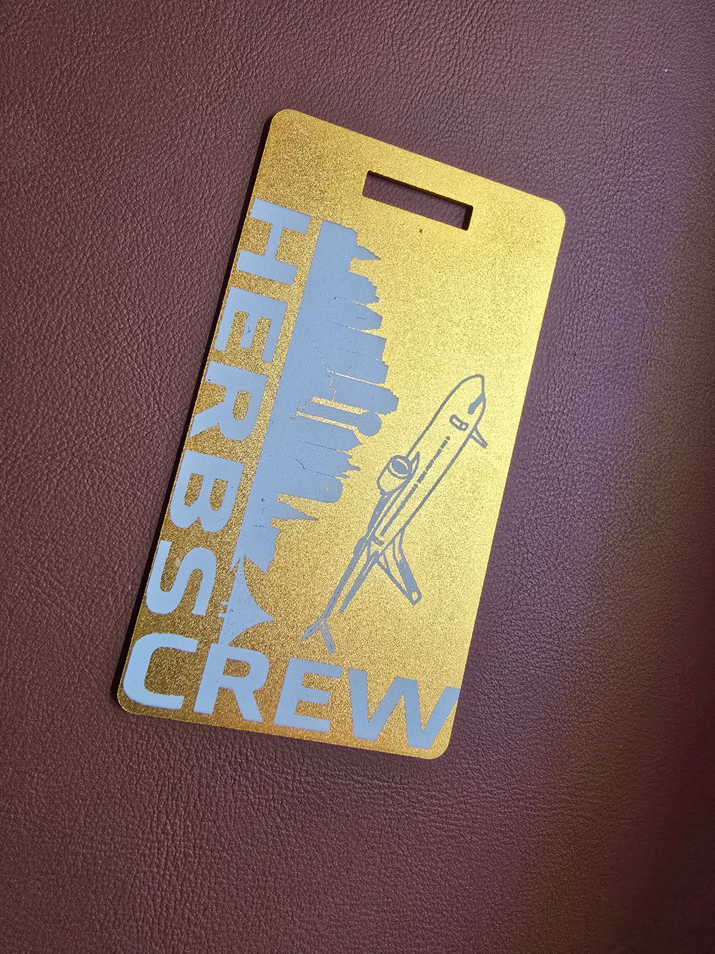 HERBS CREW Metal Bag Tag