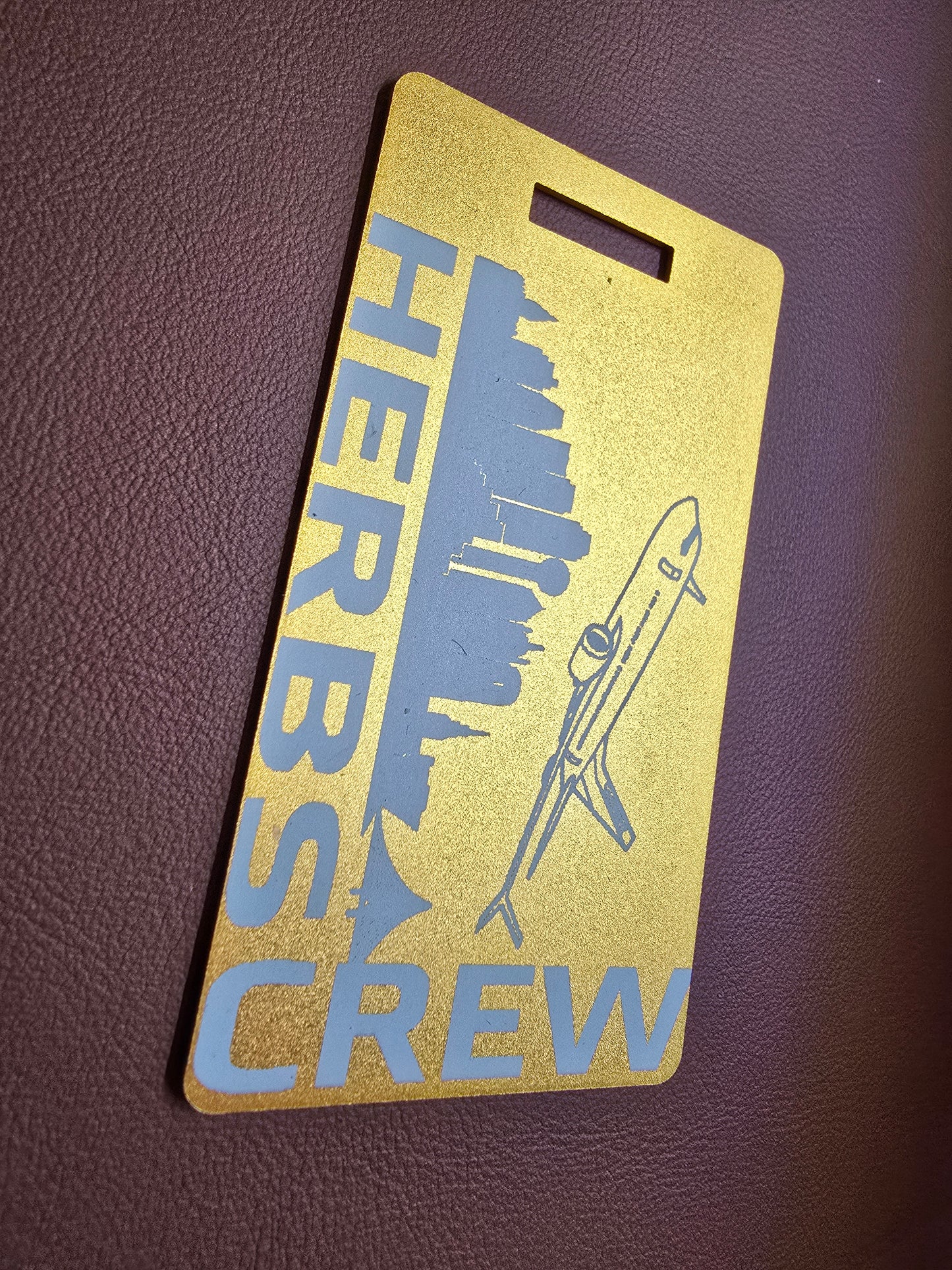 HERBS CREW Metal Bag Tag