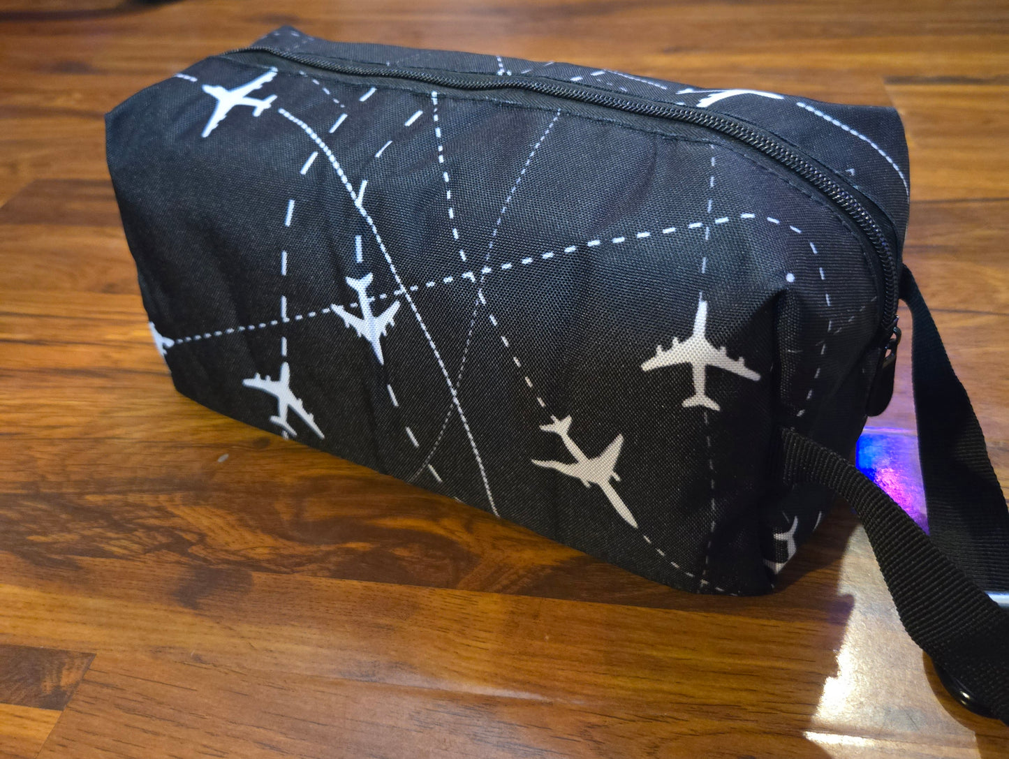 Large 6-PK Can Water Bag (Black/Airplanes)