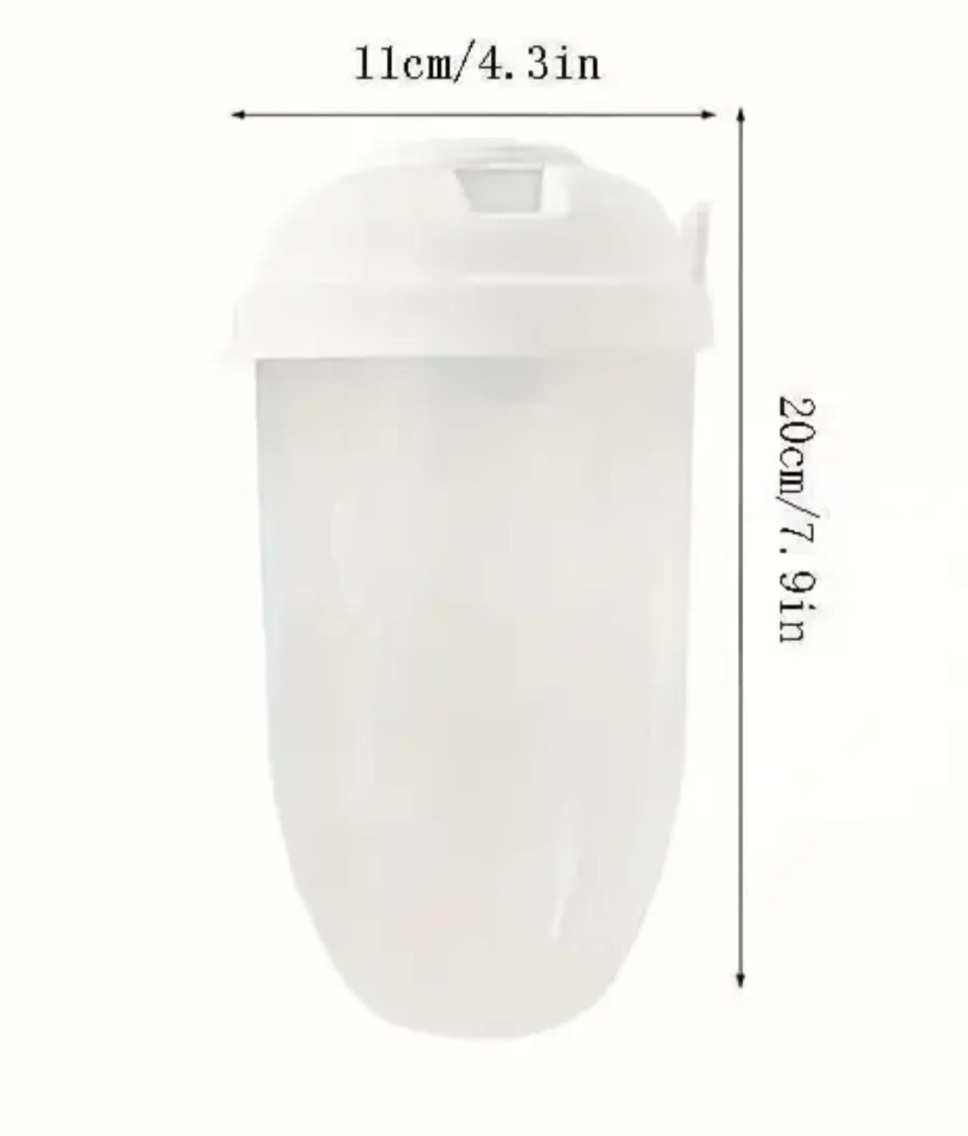 Travel Salad Cup w/ dressing cup and fork