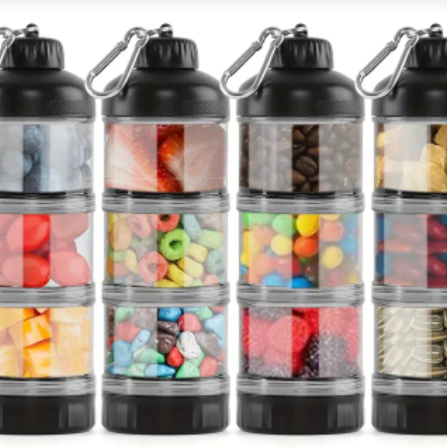 4-1 Stackable Food Storage Tube