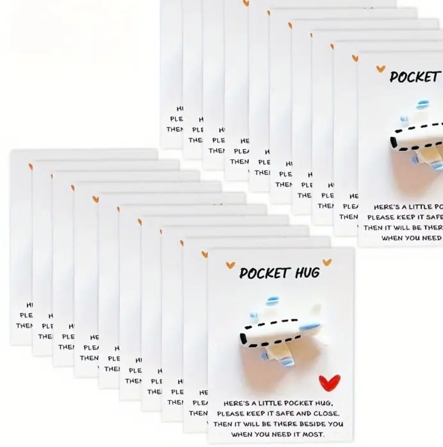 Airplane Pocket Hug Gift Card 2pk