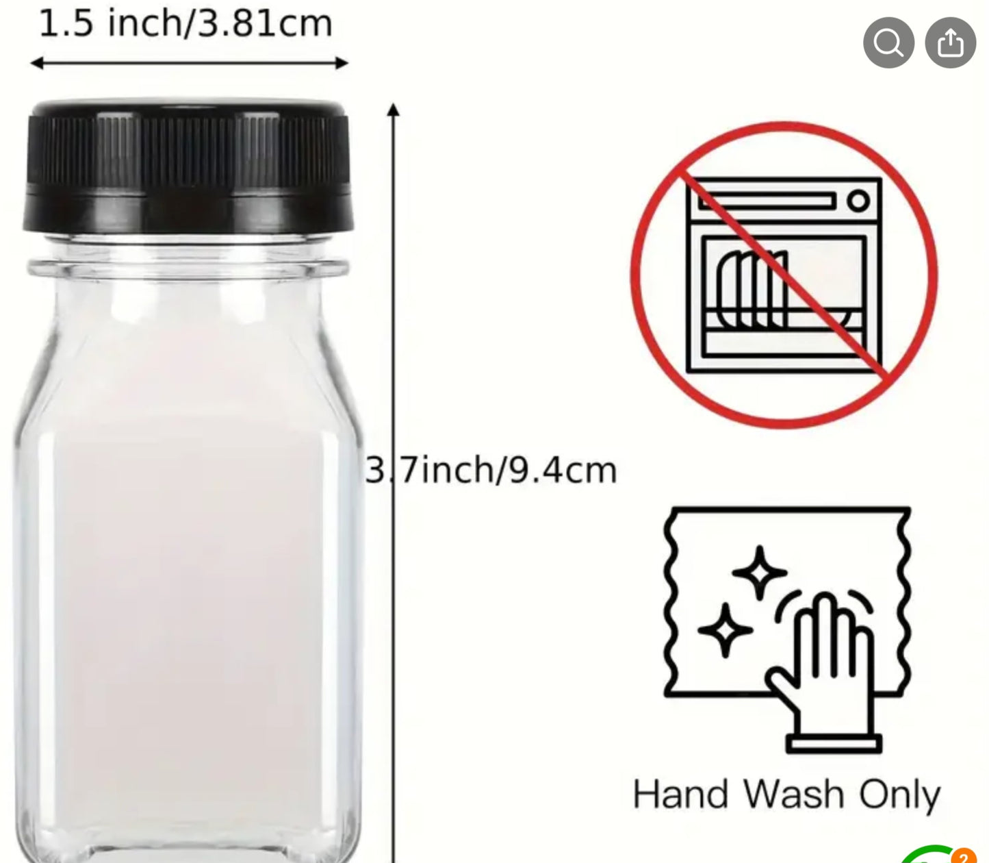 3 pcs Travel Condiment bottles