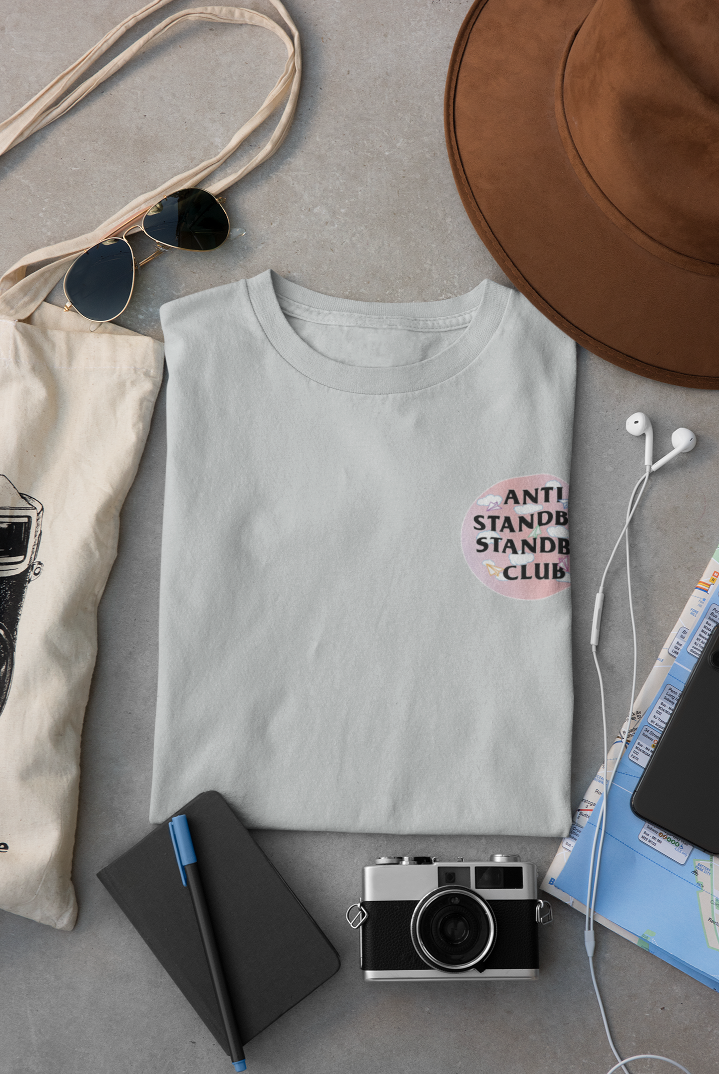 Anti Standby Club (Pink) Womens Shirt
