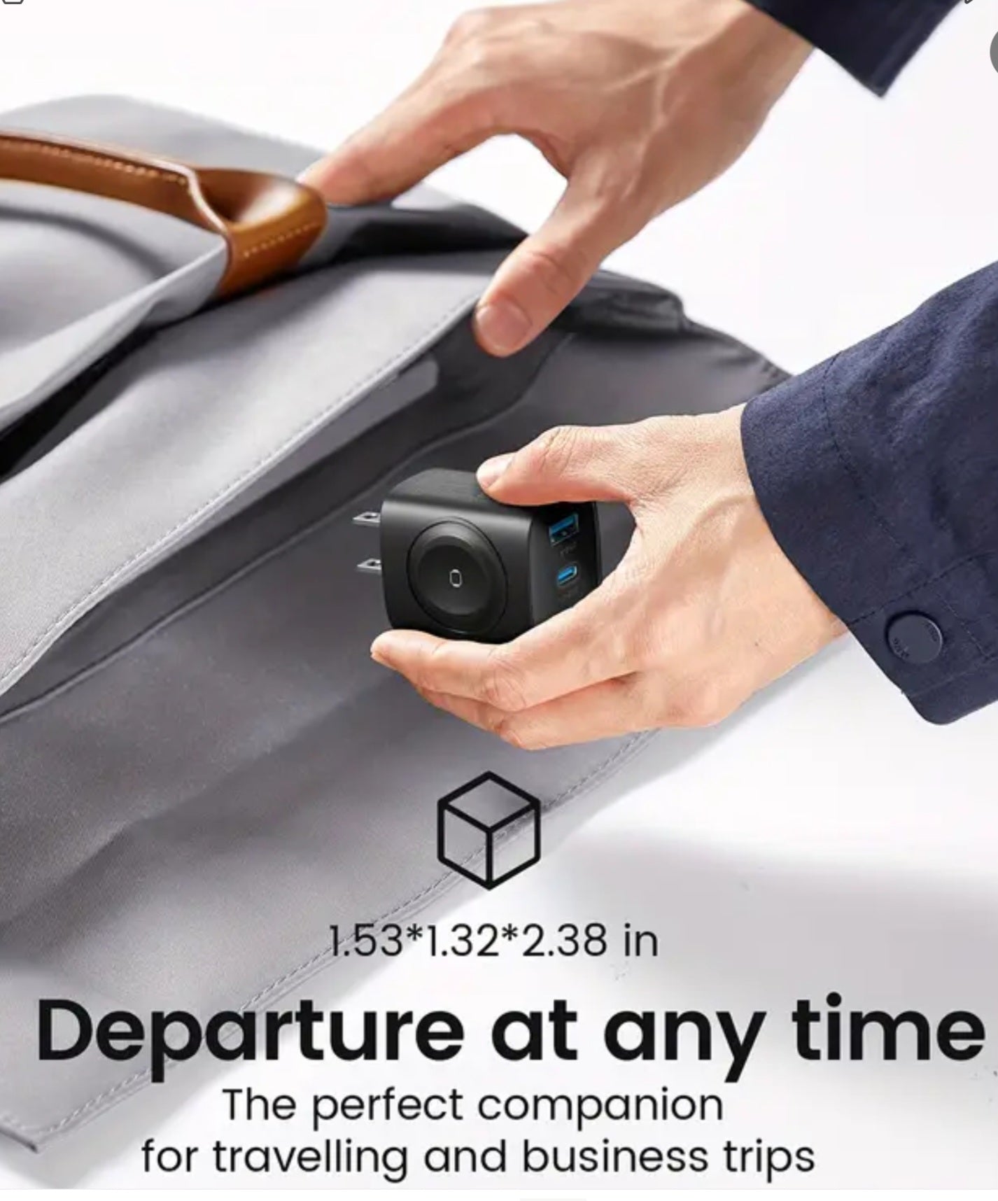 Airline Travel 3-1 Iphone Watch Charge, USB plug, and C type plug