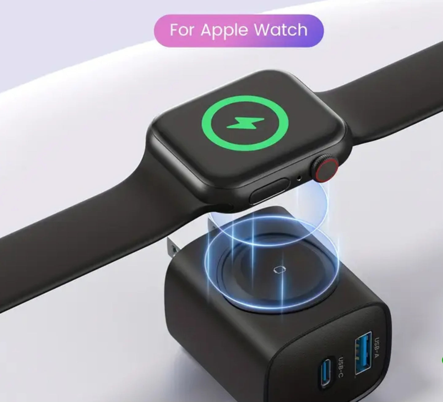 Airline Travel 3-1 Iphone Watch Charge, USB plug, and C type plug